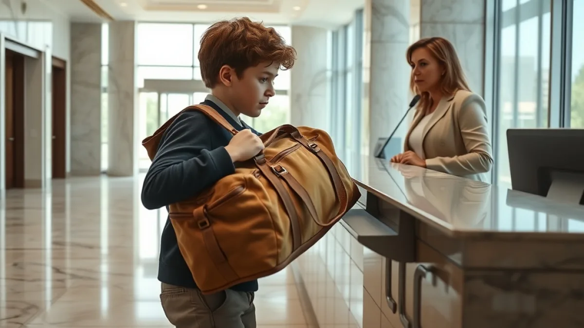 A Poor Boy Slapped At Bank Shows What Was Inside